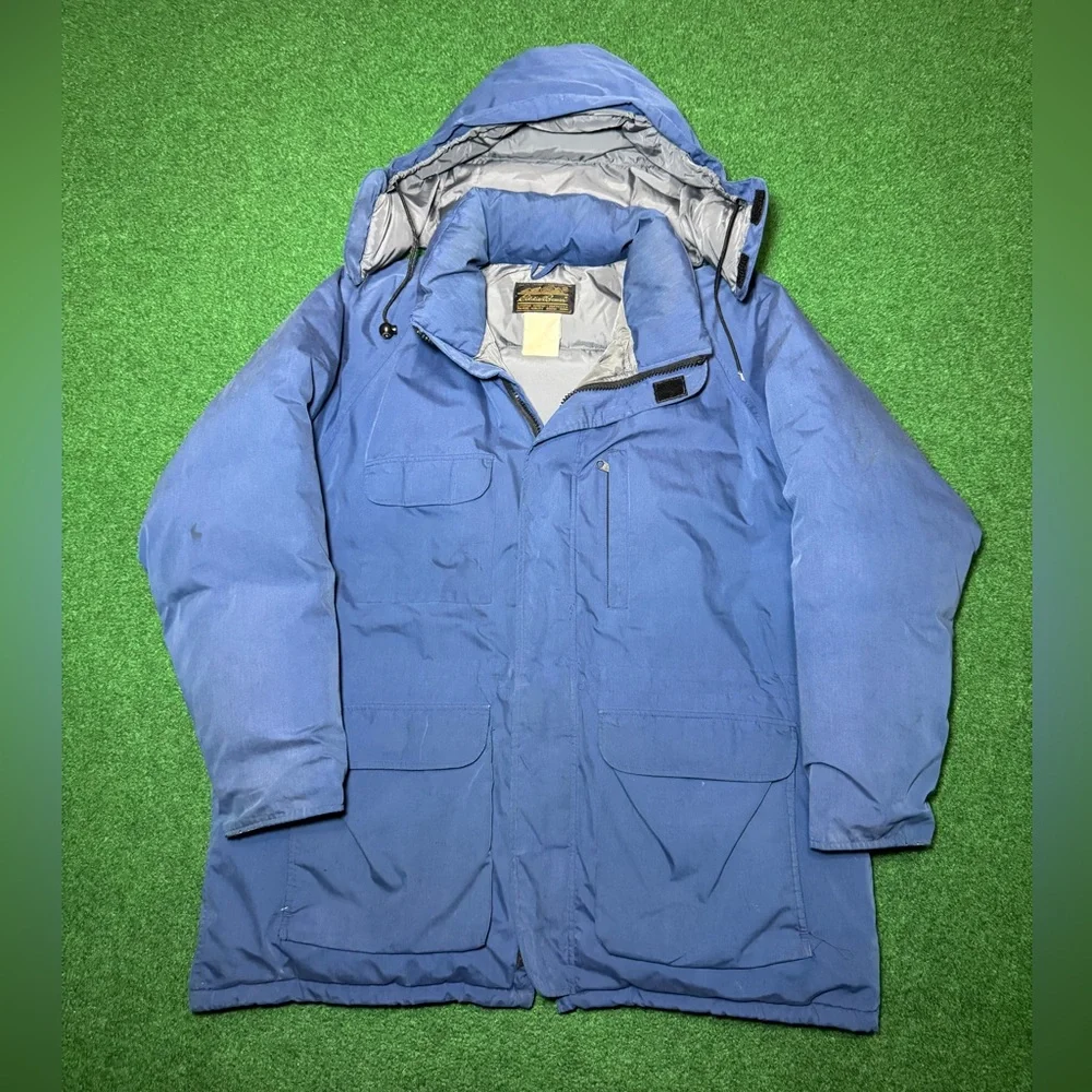 Vintage Eddie Baur Goose Down 90s Gore Tex XL 28x33 Puffer Parka Winter Jacket